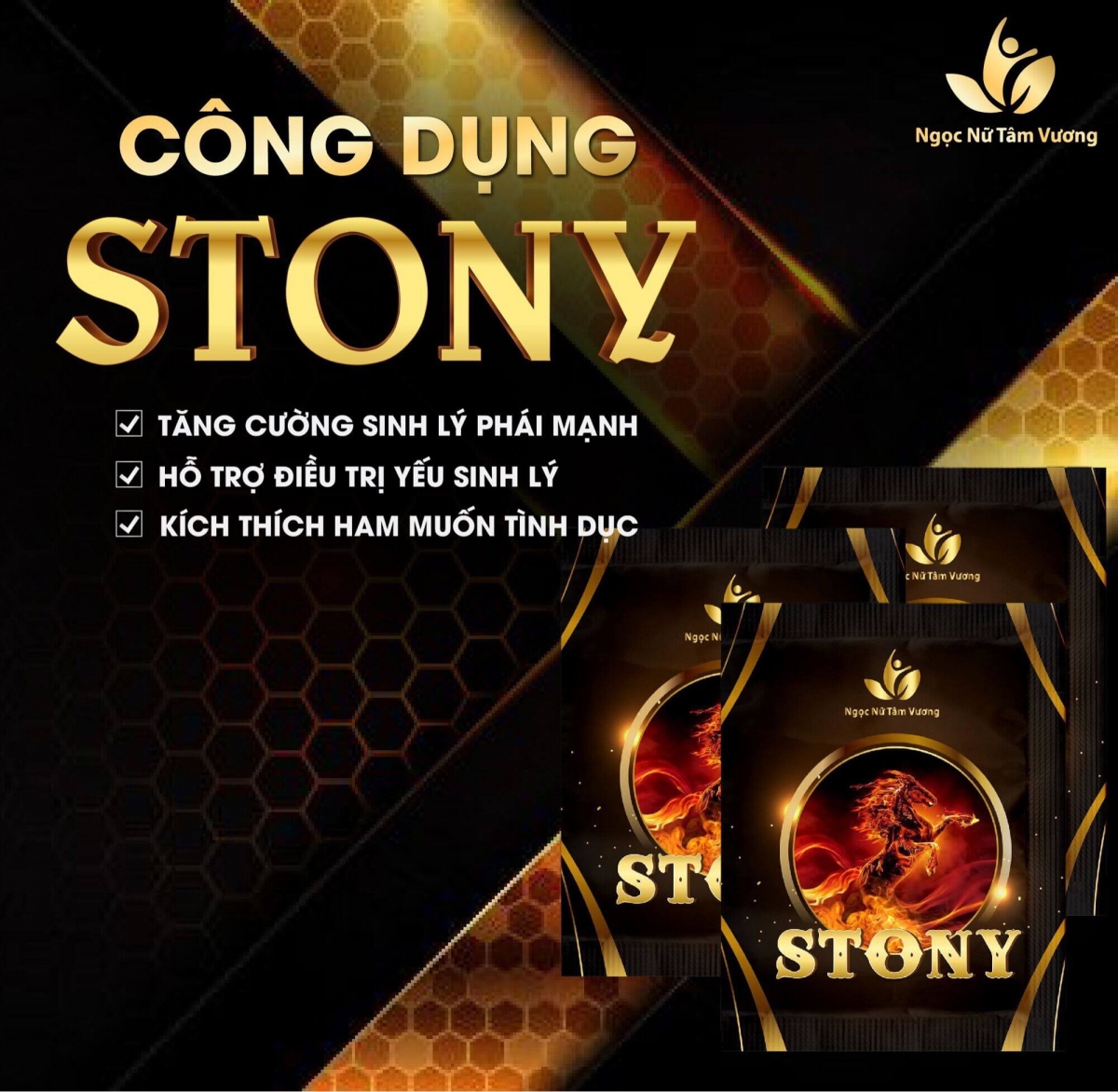 Kẹo ngậm đổi gió tăng hưng phấn nam nữ Stony – CD487