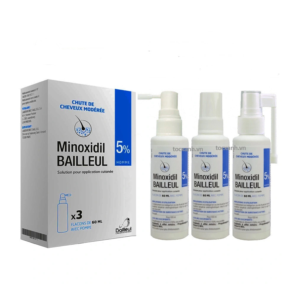 Xịt mọc tóc minoxidil 2%